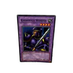 Yugioh CCG Collectable 1996 Konami Karbonala Warrior 1st Edition - Image 5