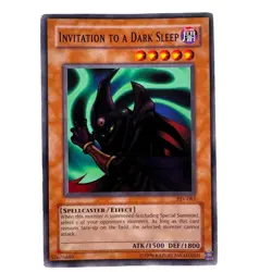 Yugioh Konami CCG Collectable 1996 Invitation To A Dark Sleep - Image 1