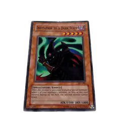 Yugioh Konami CCG Collectable 1996 Invitation To A Dark Sleep - Image 4