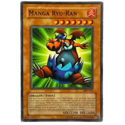 Yugioh CCG Collectable 1996 Konami Manga Ryu Ran Card - Image 1