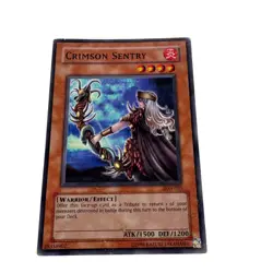 Yugioh Konami CCG Collectable 1996 Crimson Sentry - Image 4