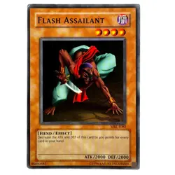Yugioh CCG Collectable 1996 Konami Flash Assailant - Image 1