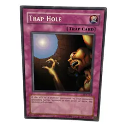 Yugioh 1996 Konami CCG Collectable Trap Hole - Image 5