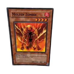 Yugioh Konami CCG Collectable 1996 Molten Zombie - Image 5