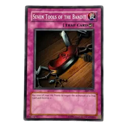 Yugioh 1996 Konami CCG Collectable Seven Tools Of The Bandit - Image 1