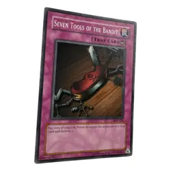 Yugioh 1996 Konami CCG Collectable Seven Tools Of The Bandit - Image 2
