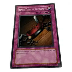 Yugioh 1996 Konami CCG Collectable Seven Tools Of The Bandit - Image 4