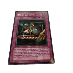 Yugioh CCG Collectable 1996 Konami Trap Card Dora Of Fate - Image 4