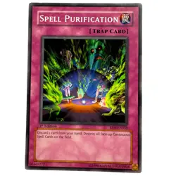 Yugioh CCG Collectable 1996 Konami Spell Purification - Image 1