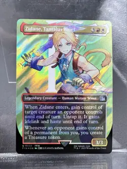 Zidane, Tantalus Thief (Borderless) (Surge Foil) Final Fantasy Foil - Image 1
