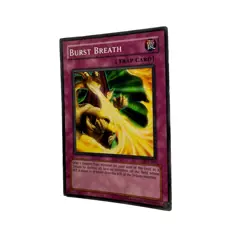 Yugioh CCG Collectable 1996 Konami Trap Card Burst Breath - Image 3