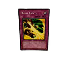 Yugioh CCG Collectable 1996 Konami Trap Card Burst Breath - Image 5