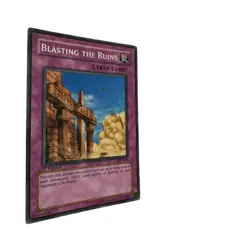 Yugioh CCG Collectable 1996 Konami Trap Card Blasting The Ruins card - Image 2