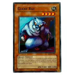 Yugioh CCG Collectable 1996 Konami Giant Rat 1st Edition - Image 1