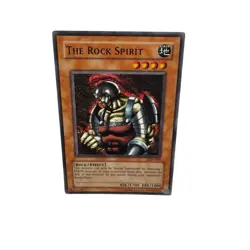 Yugioh CCG Collectable 1996 Konami The Rock Spirit Card - Image 5