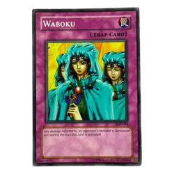 Yugioh 1996 Konami CCG Collectable Waboku Card - Image 1