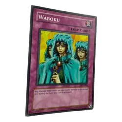 Yugioh 1996 Konami CCG Collectable Waboku Card - Image 2