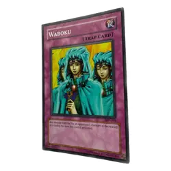 Yugioh 1996 Konami CCG Collectable Waboku Card - Image 3