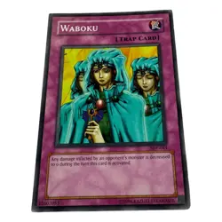 Yugioh 1996 Konami CCG Collectable Waboku Card - Image 4