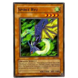 Yugioh CCG Collectable 1996 Konami Spirit Ryu Card - Image 1