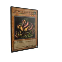 Yugioh CCG Collectable 1996 Konami The Wicked Worm Beast Card - Image 2