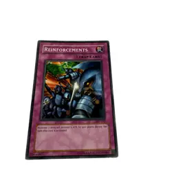 Yugioh CCG Collectable 1996 Konami Trap Card Reinforcements Card - Image 4