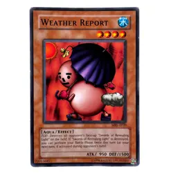 Yugioh Konami CCG Collectable 1996 Weather Report - Image 1