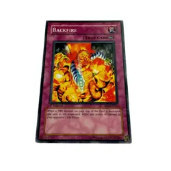 Yugioh CCG Collectable 1996 Konami BackFire - Image 4