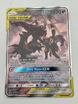 Umbreon & Darkrai GX - SM241 - Pokemon Sun & Moon Promo Ultra Rare Card NM - Image 1