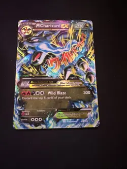Pokemon Mega M Charizard EX 69/106 Holo Foil Ultra Rare 2014 XY Flashfire Card - Image 1