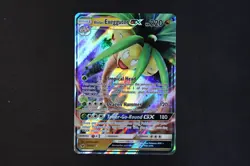 Alolan Exeggutor GX 74/111 Holo Shiny Pokemon Card Crimson Invasion NEAR MINT - Image 1