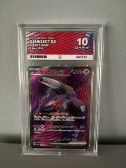 Pokemon Genesect EX TCG Card 164/086 SR Japanese Edition ACE 10 Gem Mint - Image 1
