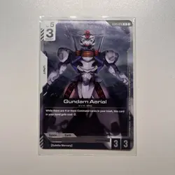 Gundam Aerial GD01-070 R - Gundam Card Game - Store Tournament Participation - Image 1