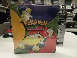 Original Nintendo Pokemon Trading Card Game Collector Ring Binder Map 1999 - Image 2