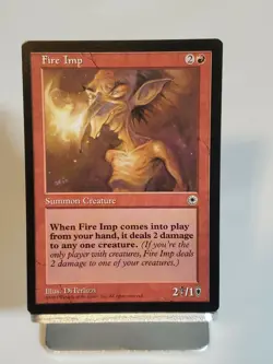 MTG Fire Imp Portal Regular Uncommon Magic - Image 1