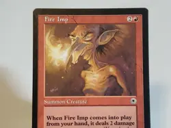 MTG Fire Imp Portal Regular Uncommon Magic - Image 2