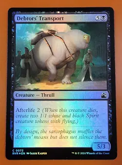 1x Debtors' Transport | FOIL | Ravnica Remastered | MTG Magic Cards - Image 1