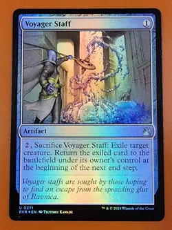 1x Voyager Staff | FOIL | Ravnica Remastered | MTG Magic Cards - Image 1
