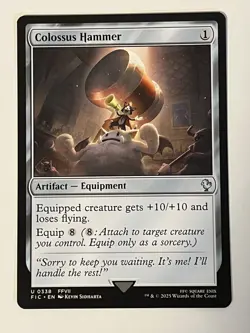 Colossus Hammer Commander: Final Fantasy Non-Foil Regular MTG - Image 1