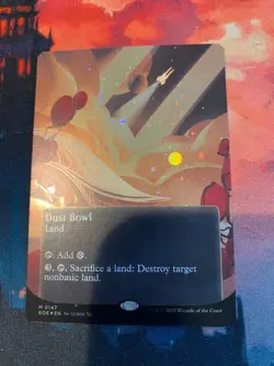 MTG Edge of Eternities Dust Bowl Borderless Galaxy Foil - Image 1