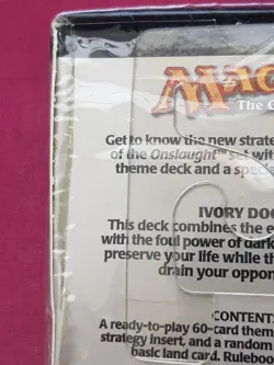 Magic The Gathering ONSLAUGHT IVORY DOOM New Sealed Theme Deck MTG - Image 3