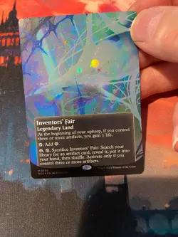 MTG Edge of Eternities Inventors Fair Borderless Galaxy Foil - Image 1