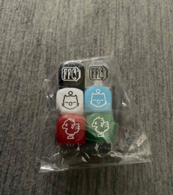 MTG FINAL FANTASY WotC dice Set of 6 Official Limited to events held in Japan - Image 1