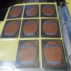 MTG Full Set of 15 Beta Limited Basic Lands Magic: The Gathering Played all art - Image 3