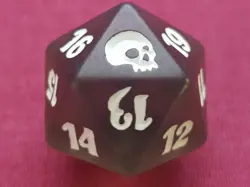 Magic The Gathering PREMIUM DECK SERIES GRAVEBORN GREY D20 SPINDOWN DICE DIE MTG - Image 1