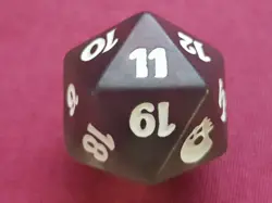 Magic The Gathering PREMIUM DECK SERIES GRAVEBORN GREY D20 SPINDOWN DICE DIE MTG - Image 3