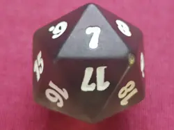 Magic The Gathering PREMIUM DECK SERIES GRAVEBORN GREY D20 SPINDOWN DICE DIE MTG - Image 4