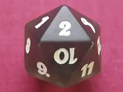 Magic The Gathering PREMIUM DECK SERIES GRAVEBORN GREY D20 SPINDOWN DICE DIE MTG - Image 5