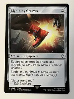 Lightning Greaves Commander: Final Fantasy Non-Foil Regular MTG - Image 1
