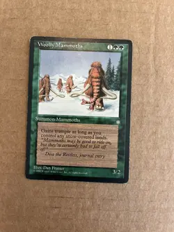 MTG Woolly Mammoths Ice Age Regular Uncommon - Image 1